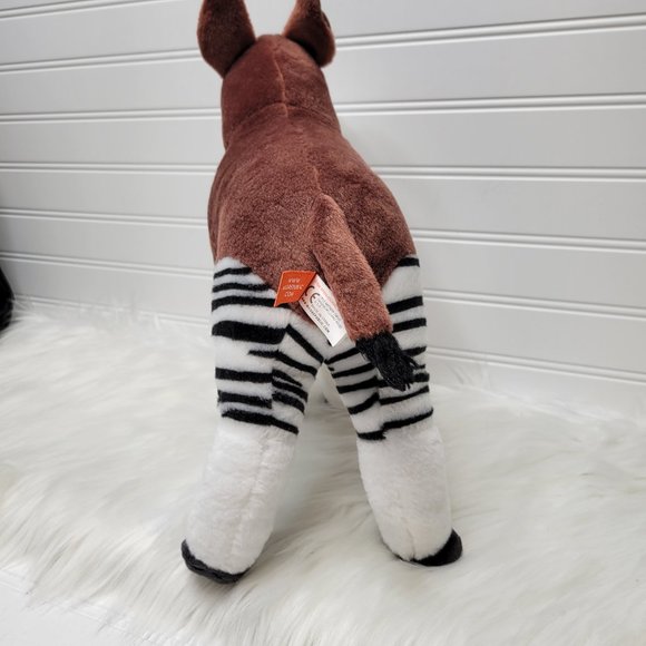 Wild Republic Bronx Zoo Giraffe Okapi Stuffed Animal Plush Toy Souvenir Keepsake - Picture 4 of 11
